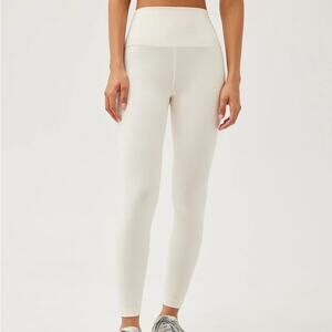 Outdoor Voices FreeForm 7/8 Legging Milk Stone Size XXL